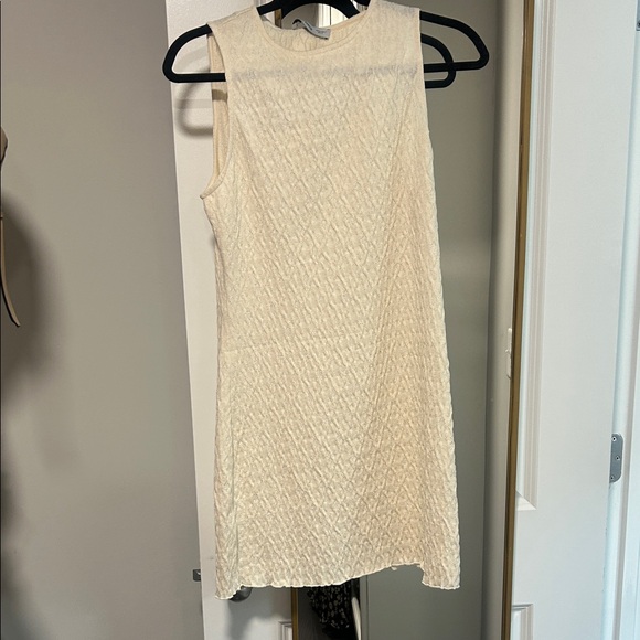 Mango Cream Sleeveless Dress - Picture 1 of 3